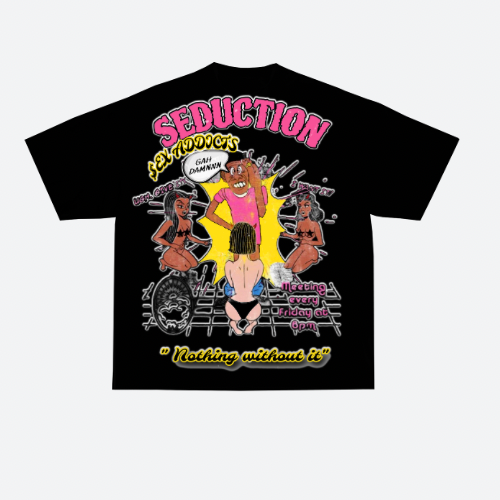 $ex Addicts Tee Black